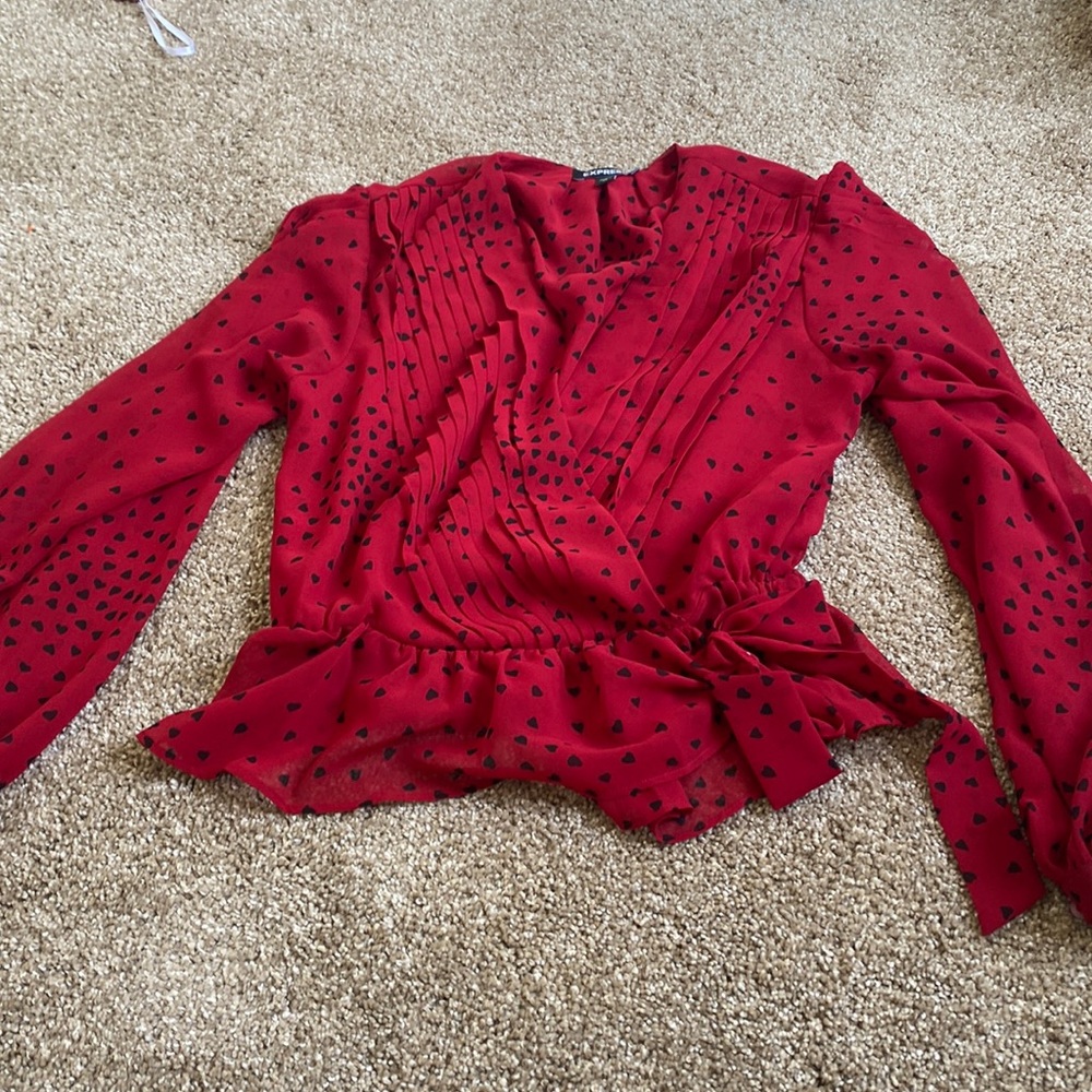 Express Heart Blouse